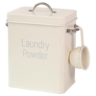 粉颜 北欧奶油风洗衣粉桶可装3斤小号2.5kg米桶5斤奶乎乎送小勺