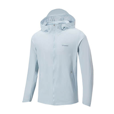 HUMMEL专柜同款女士户外运动防晒衣登山出游连帽皮肤衣UPF50+