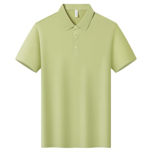 冰丝无痕速干工作服POLO衫定制logo夏季4S店企业团体工装T恤短袖