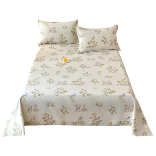 金号磨毛床单单件纯棉100全棉冬季加厚床罩单人2025新款四季通用