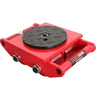 力拓中用搬运坦克车6吨胶轮重物设备移位器地牛直转向静音小坦克