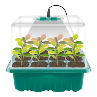 新品带灯育苗箱播种扦插绿植培育盒多肉种子种植闷养盖发芽保温箱
