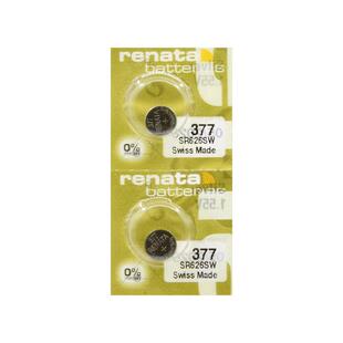 Renata377瑞士SR626SW高容量手表电池石英表电子纽扣电池LR66原装进口376通用型号177卡西欧dw天王天梭LR626