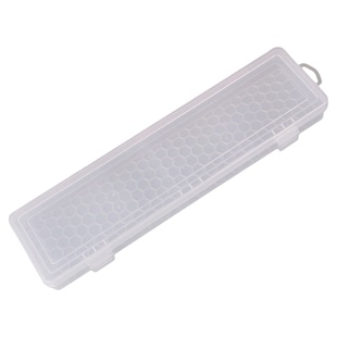 水粉笔盒美术收纳盒塑料透明加厚铅笔盒简约彩铅收纳盒考试美术专用丙烯颜料笔盒国画油画笔盒便携文具盒