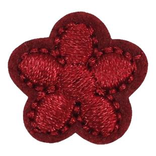 自粘迷你小梅花刺绣布贴时尚羽绒服衣服外套小洞无痕修补装饰贴花