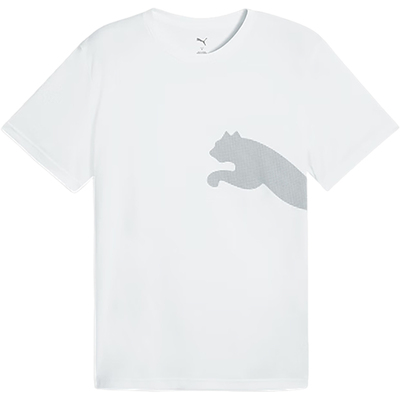 Puma/彪马正品2025夏季款男士简约套头针织休闲短袖527364-02