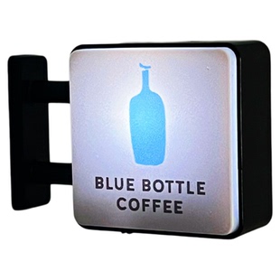 世界经典咖啡灯冰箱贴阿拉比卡拉瓦萨蓝瓶皮爷治愈灯牌咖啡机磁吸