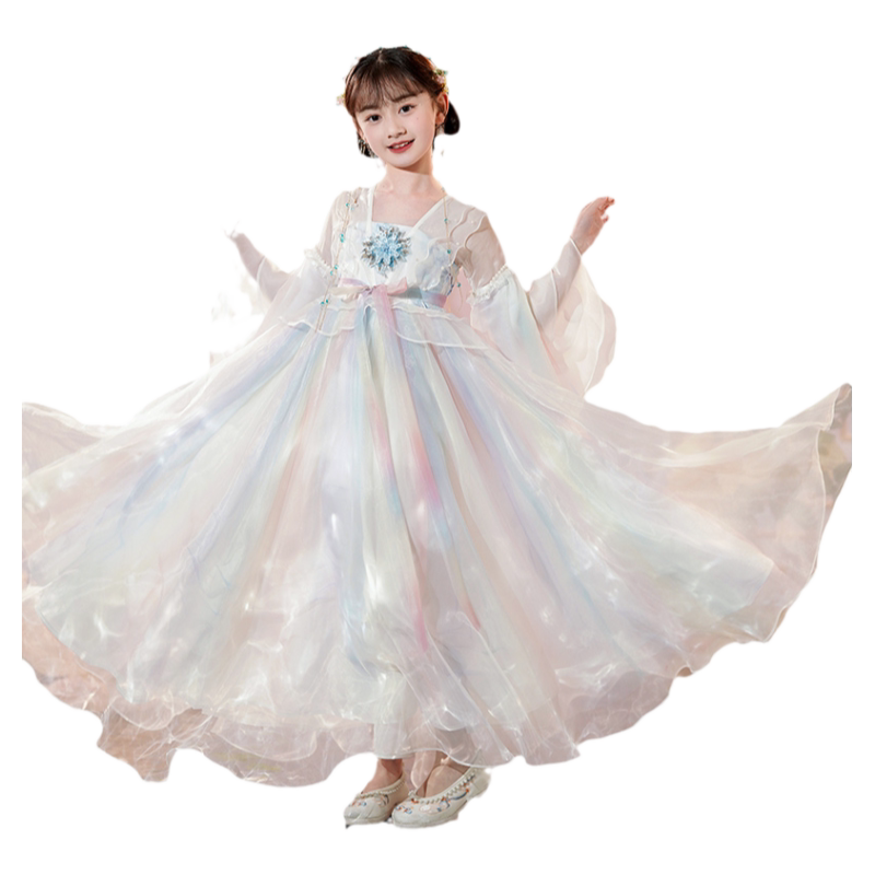 汉服女童2026春夏新款超仙连衣裙