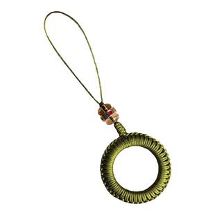 古风手机链挂绳手工编织指环短款u盘挂件钥匙扣伞绳扇坠防丢挂饰