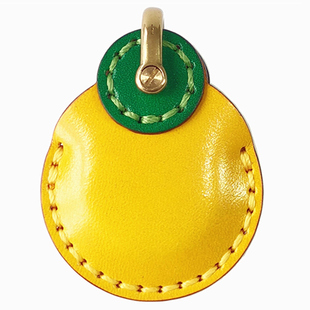 适用苹果airtag保护套全包华为tag定位保护壳防丢器宠物真皮手工