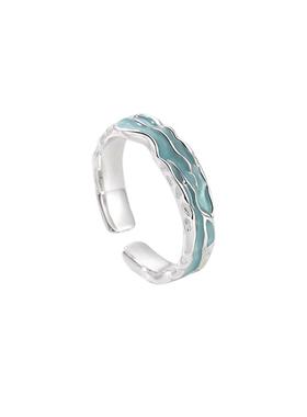 999纯银情侣戒指小众设计ins风