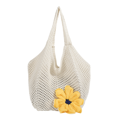 夏天镂空编织草编包大容量单肩包