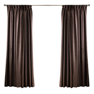 加厚卧室100%遮光窗帘布简约北欧阳台防晒隔音全遮光遮阳窗帘成品