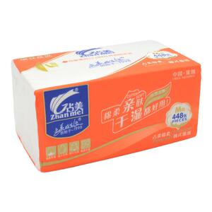 占美448张大包抽纸柔软纸巾纸抽整箱大号面巾纸实惠母婴纸巾餐纸