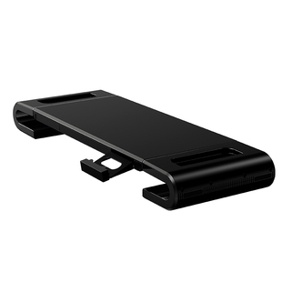 折叠显示器增高架可调节升降式办公室台式机电脑垫高底座工位笔记本悬空托架子手机同屏支架桌面收纳键盘置物