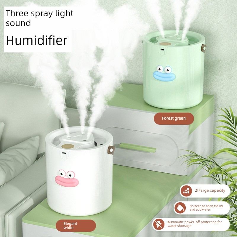 充电小型加湿器家用卧室轻音孕妇婴儿客厅空调房大喷雾空气喷雾器