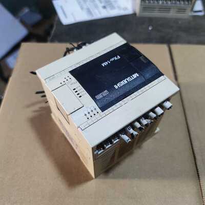 议价9成新三菱plc控制器FX3G-14MR/ES-A实物图质量包好可提供测试
