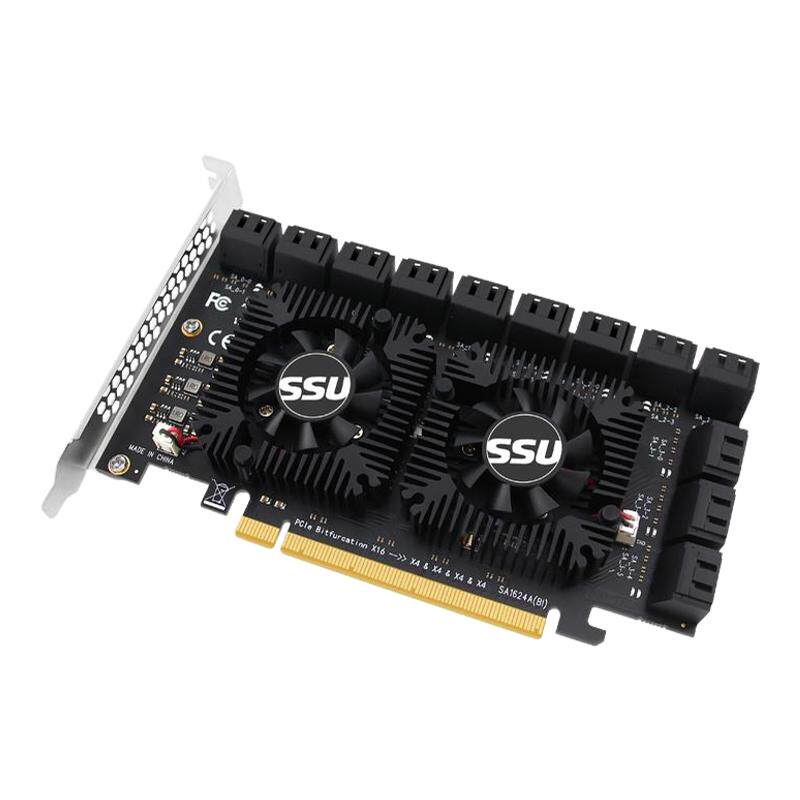 PCI-E转24口SATA3.0扩展卡