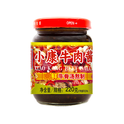 【买1送1】小康牛肉酱雪菜肉丝拌面拌饭酱夹馒头火锅即食下饭