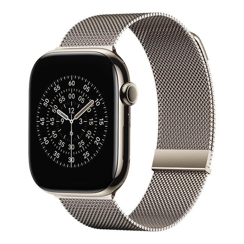 闪魔适用iwatch s12表带苹果手表s11金属米兰尼斯腕带apple watch10/9/8/7搭配磁吸新品ultra4/3/2高级男女款