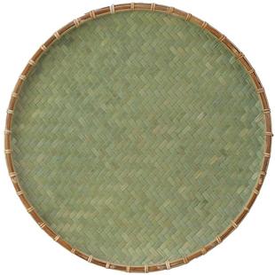 包邮精品纯青篾竹编簸箕竹制品大号竹筐晾晒筐装修画匾菜篮子米筛