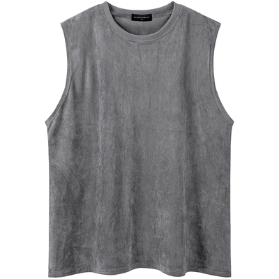 浪漫花语坎肩运动宽松无袖背心