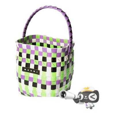 日本直邮Marni 儿童手提包编织篮子包大容量迷你包 M00332新款