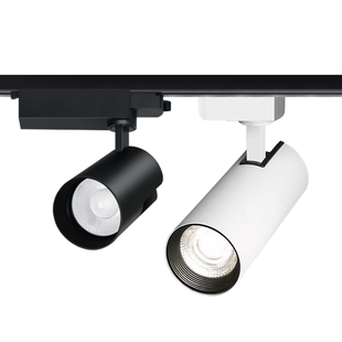 服装店射灯led轨道灯店铺商用COB超亮家用天花背景墙商铺导轨式灯