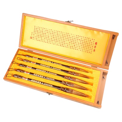 御堂一品狼毫毛笔高档礼盒正品