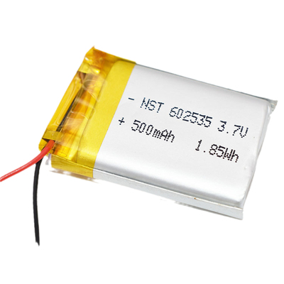 聚合物锂电池602535 美容仪充电锂电池500mAh补水仪电池3.7V