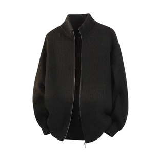 红豆男士红色毛衣马年本命年衣服2026新款保暖针织开衫厚外套男款