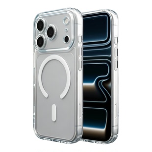Wickes（微克斯）晶透 MagSafe  iPhone17/16/15/14/13 磁吸壳 苹果17手机壳 精孔镜头全包超薄透明防摔