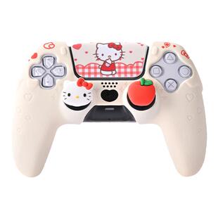 极想PS5手柄保护套Hello Kitty硅胶防滑贴纸保护壳xbox游戏手柄套