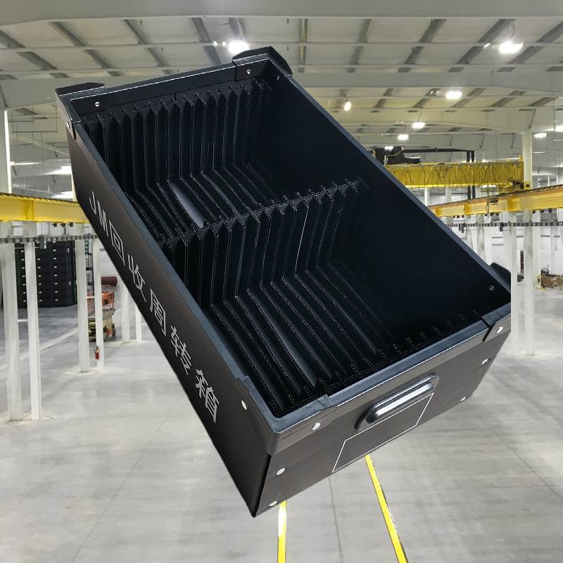 防静电塑料周转箱pcba分类卡槽物料箱PP瓦楞箱高强度塑料箱