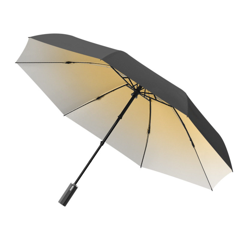 智能一键开合全自动反向折叠雨伞