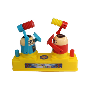 双人玩具对战机器人PK红蓝攻守对打机男女孩互动小人游戏生日聚会