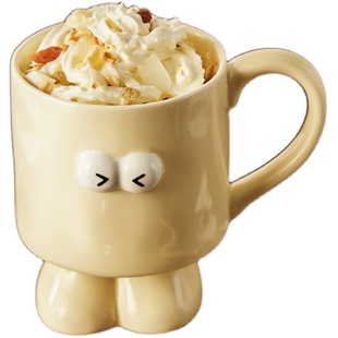 陶瓷马克杯高级感情侣水杯一对女生高颜值家用喝水杯结婚新婚礼物