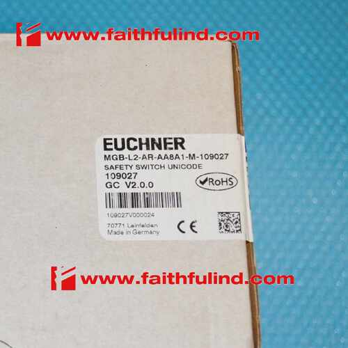 议价Euchner 109027 安士能全新安全模块 MGB-L2-AR-AA8A1-M-1090