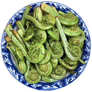 广东菜黄瓜香新鲜东北长白山野菜蕨菜勾菜2斤新鲜广东菜顺丰快递