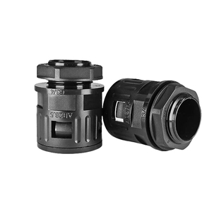 全新塑料波纹管接头AD10AD13AD15.8AD18.5AD21.2尼龙软管快速接头