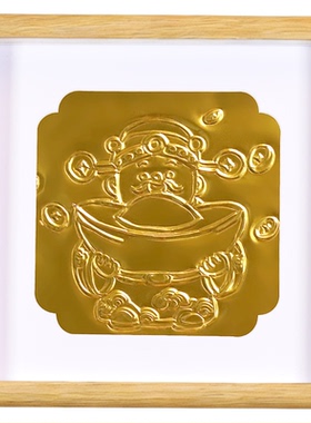 手工非遗锡纸画材料仿錾刻浮雕画