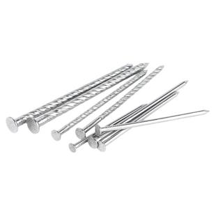 304不锈钢圆钉钢钉元钉木工钉水泥钉加长麻花钉洋钉地板钉子1.5寸