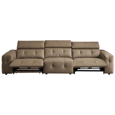 全友家居头层牛皮电动沙发