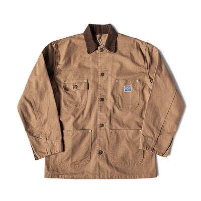 美式复古帆布四袋工装夹克