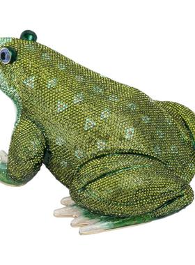 轻奢金属工艺品珐琅彩别墅招财