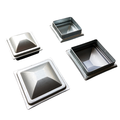 交通护栏立柱双层宝塔盖帽镀锌钢