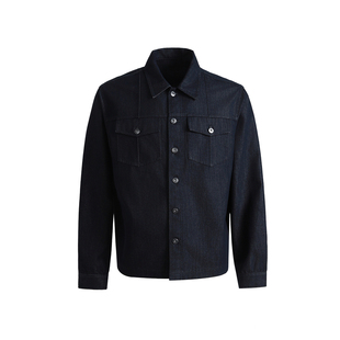 ESAT 仿牛仔天丝水洗廓形工装衬衫外套