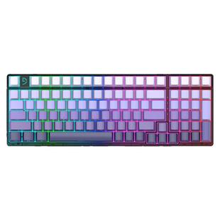 富勒K9三模机械游戏键盘99键布局全键热插拔RGB网咖电竞游戏键盘