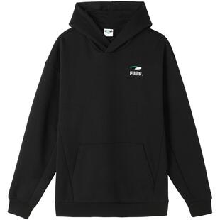 美式复古刺绣连帽卫衣男运动休闲长袖套头衫628142彪马puma奥莱