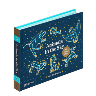 【现货】天空中的动物 Animals in the Sky 英文原版天文星空科普启蒙绘本3-6岁 Sara Gillingham 星座入门纸板书
